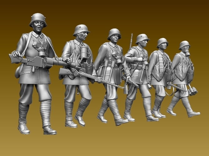 german soldiers ww1 3D Print 510417