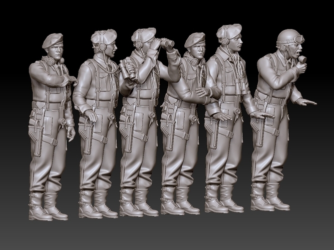british tank crew 3D Print 510419