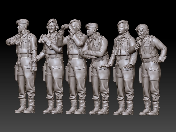 british tank crew 3D Print 510422