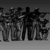 Attack Soldiers Confederate us civil war - Thumbnail 3