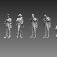 Attack Soldiers Confederate us civil war - Thumbnail 5