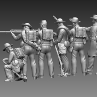 Attack Soldiers Confederate us civil war - Thumbnail 7