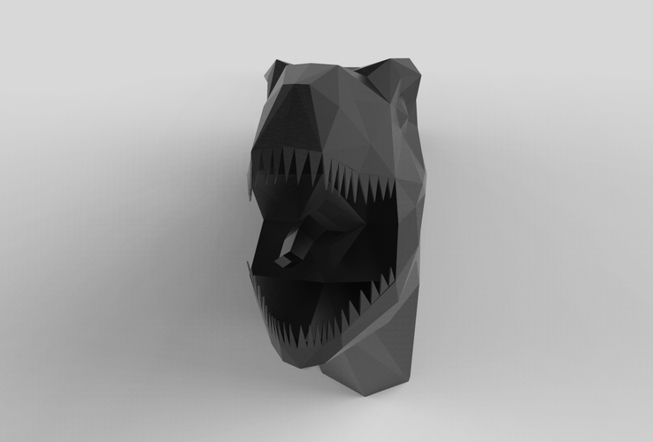 TRex head sculpture 3D Print 510443