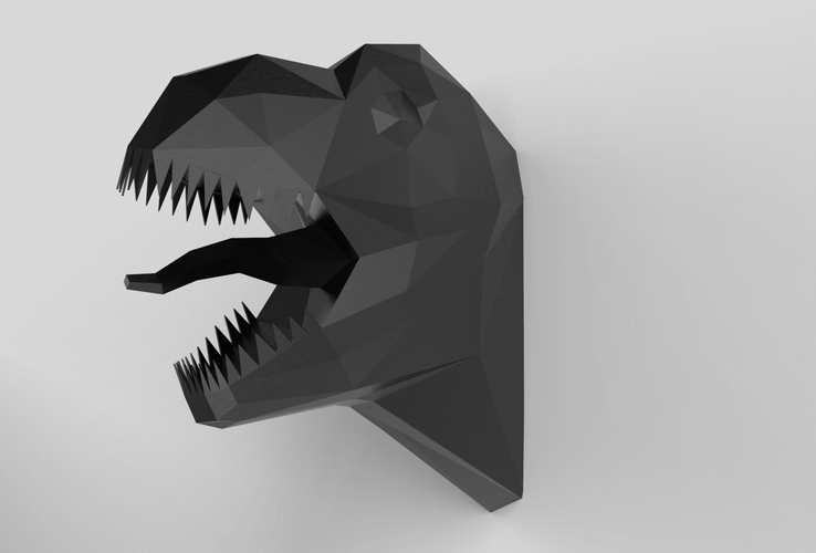 TRex head sculpture 3D Print 510444