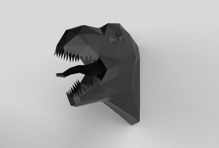 TRex head sculpture 3D Print 510445