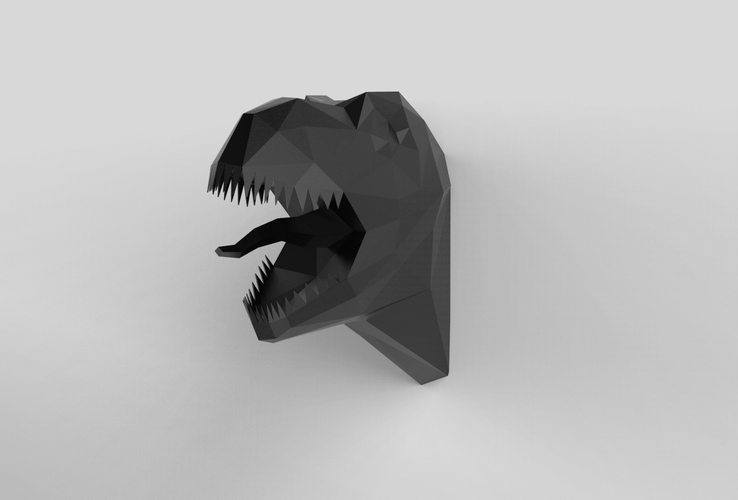 TRex head sculpture 3D Print 510446