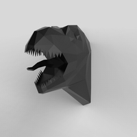 TRex head sculpture - Thumbnail 5