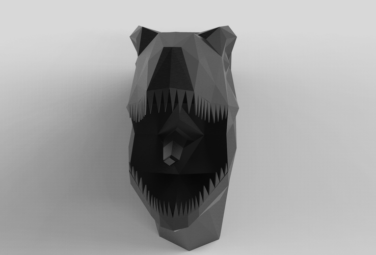 TRex head sculpture 3D Print 510447