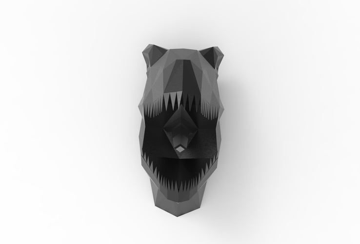 TRex head sculpture 3D Print 510451