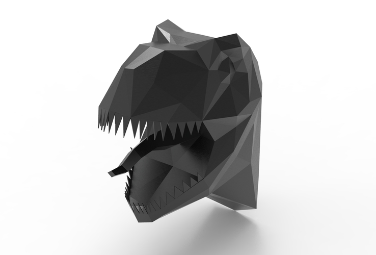 TRex head sculpture 3D Print 510452