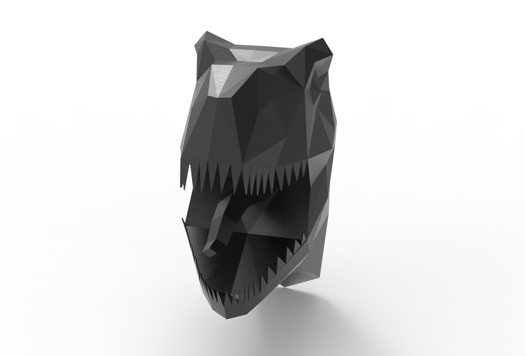 TRex head sculpture 3D Print 510453