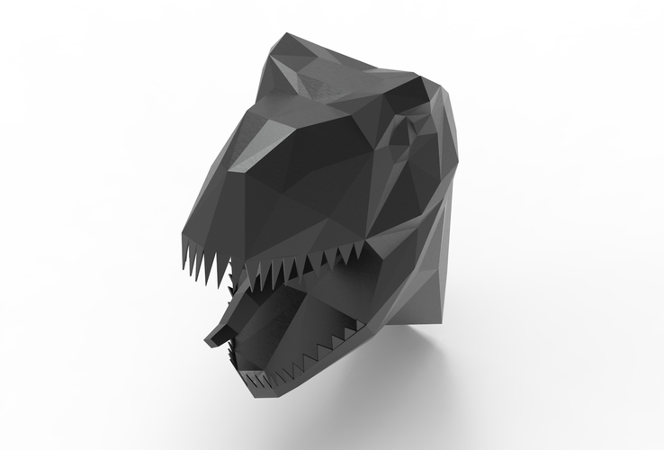 TRex head sculpture 3D Print 510454