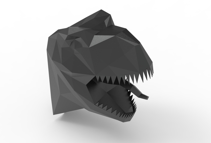 TRex head sculpture 3D Print 510455