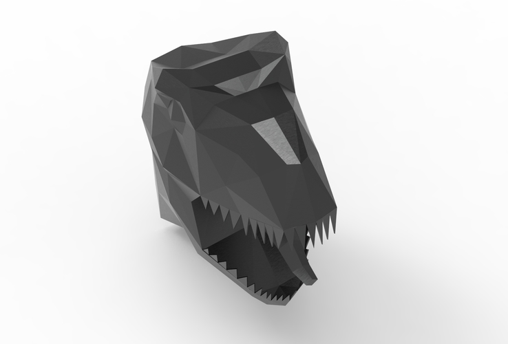 TRex head sculpture 3D Print 510456