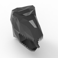 TRex head sculpture - Thumbnail 15