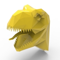 TRex head sculpture - Thumbnail 17