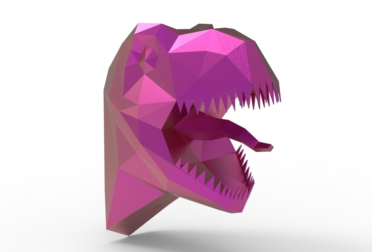 TRex head sculpture 3D Print 510460