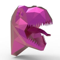 TRex head sculpture - Thumbnail 19