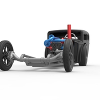 Front engine old school dragster with shell V4 Scale 1:25 - Thumbnail 5