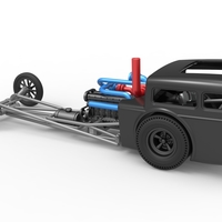 Front engine old school dragster with shell V4 Scale 1:25 - Thumbnail 11