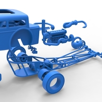 Front engine old school dragster with shell V4 Scale 1:25 - Thumbnail 24