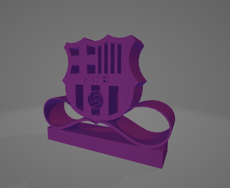 BARCALONA F.C LOGO MINIATURE