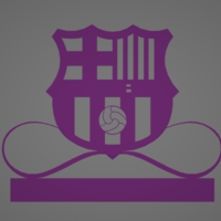 BARCALONA F.C LOGO MINIATURE - Thumbnail 2