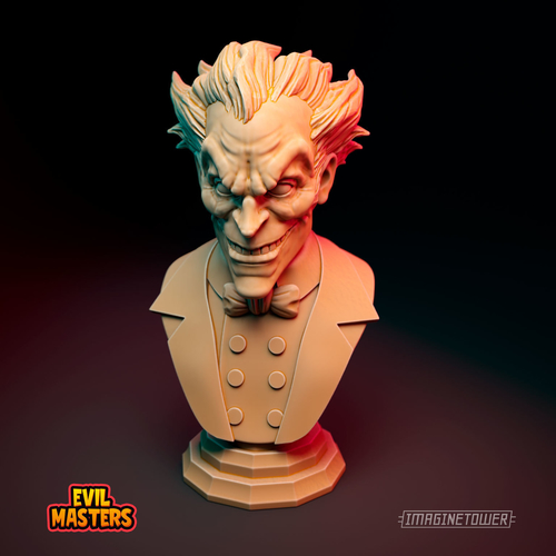 Joker Bust 3D Print 510515