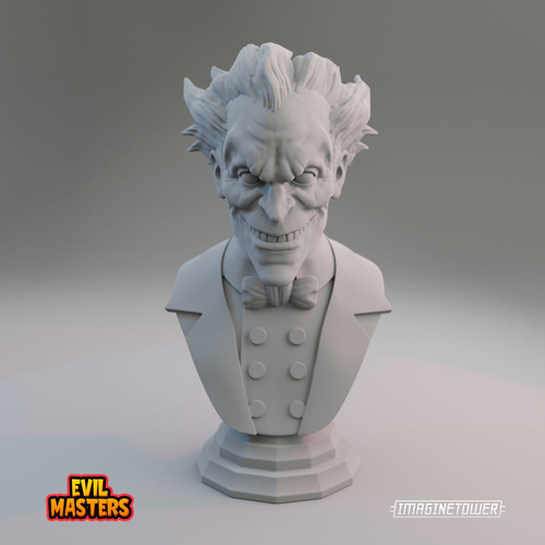 Joker Bust 3D Print 510516