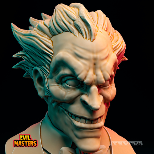 Joker Bust 3D Print 510517