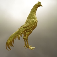 Small ROOSTER GALLO DE PELEA 3D Printing 510552