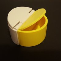 Semi-circular Box with Lid - Thumbnail 3