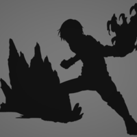 TODOROKI BOKU NO HERO ACADEMIA WALL ART - Thumbnail 1