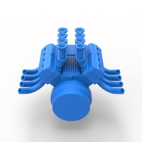 Engine V8 for vintage dragster 1:25 - Thumbnail 11