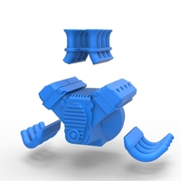 Engine V8 for vintage dragster 1:25 - Thumbnail 12