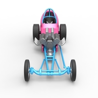 Front engine old school dragster with shell V5 1:25 - Thumbnail 6