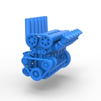 Diecast straight-six engine Scale 1:25 - Thumbnail 3