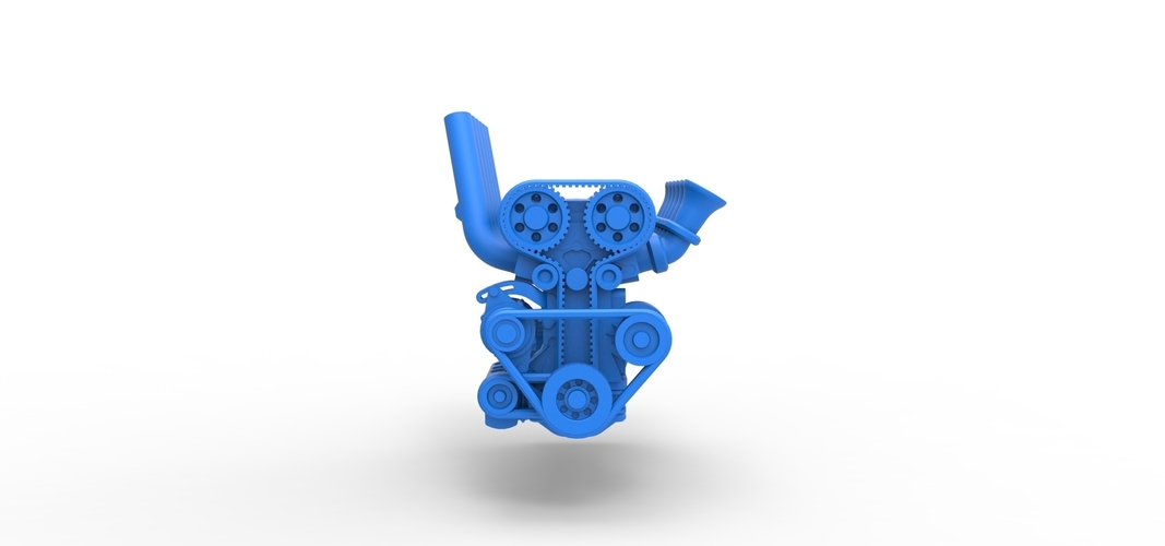 Diecast straight-six engine Scale 1:25 3D Print 510996