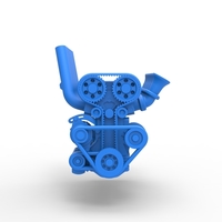 Diecast straight-six engine Scale 1:25 - Thumbnail 4