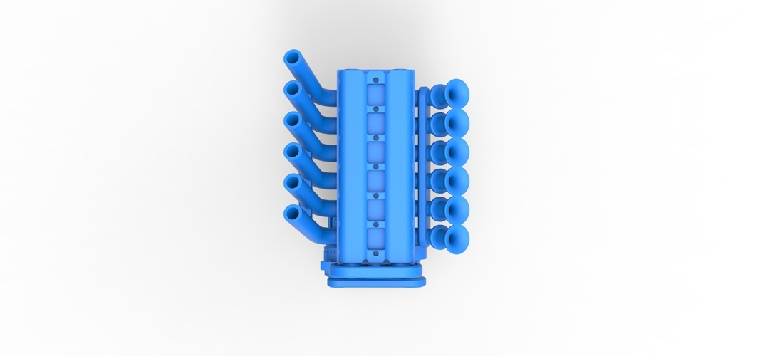 Diecast straight-six engine Scale 1:25 3D Print 510998