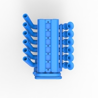 Diecast straight-six engine Scale 1:25 - Thumbnail 6