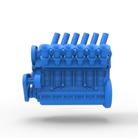 Diecast straight-six engine Scale 1:25 - Thumbnail 7