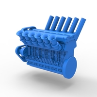 Diecast straight-six engine Scale 1:25 - Thumbnail 9