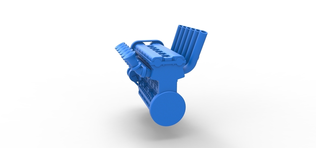 Diecast straight-six engine Scale 1:25 3D Print 511002