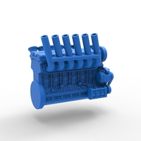 Diecast straight-six engine Scale 1:25 - Thumbnail 13