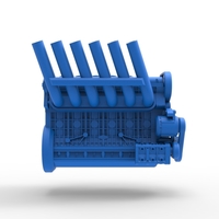 Diecast straight-six engine Scale 1:25 - Thumbnail 14