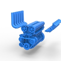 Diecast straight-six engine Scale 1:25 - Thumbnail 16