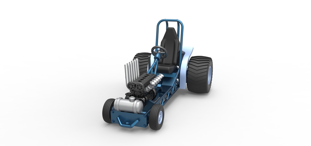 Mini Rod pulling tractor 9 Scale 1:25 3D Print 511020