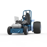 Mini Rod pulling tractor 9 Scale 1:25 - Thumbnail 5