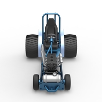 Mini Rod pulling tractor 9 Scale 1:25 - Thumbnail 6